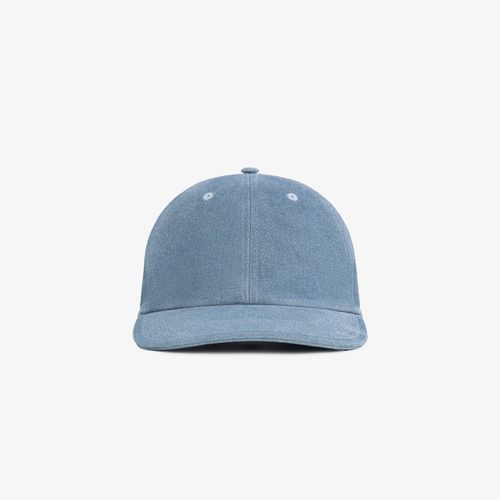 Denim Printed Leather Hat