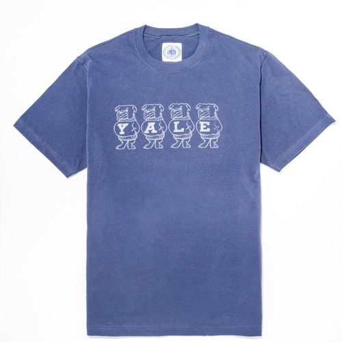 Yale Bulldog Crew Neck T-shirt - Blue