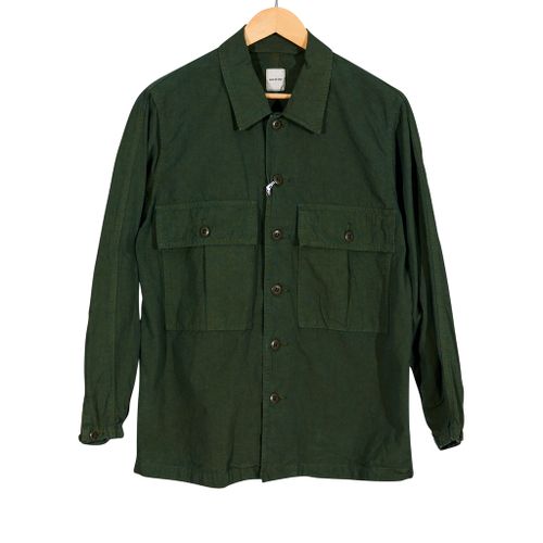 High Density Cotton Blend Work Shirt Olive