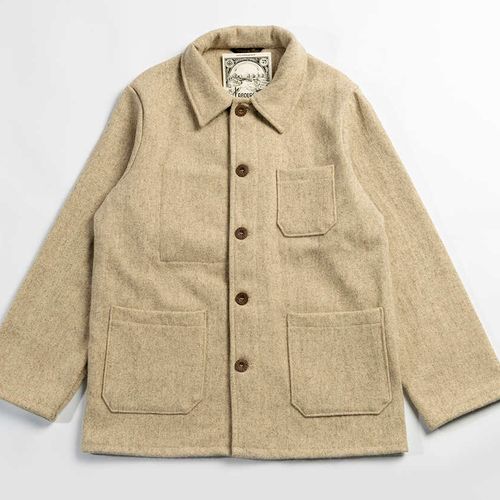 Le Laboureur Wool Work Jacket- Oatmeal