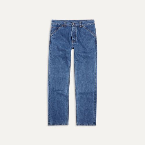 Bleach Wash 14.2oz Japanese Selvedge Denim Five-Pocket Jeans