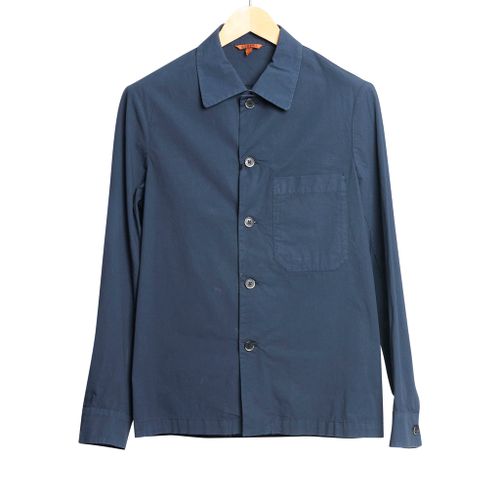 Overshirt Cedrone Cotton Poplin Navy