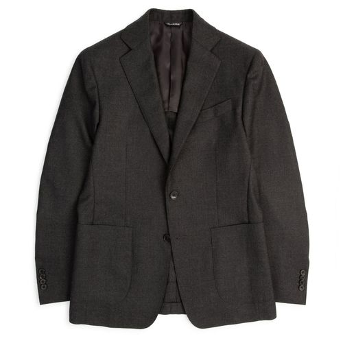 Trunk Wigmore Wool Twill Suit Jacket: Charcoal