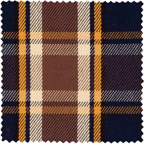 Navy Heavy Twill Check