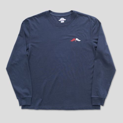 J.press X Boathouse Cotton Long Sleeve Tee - Navy