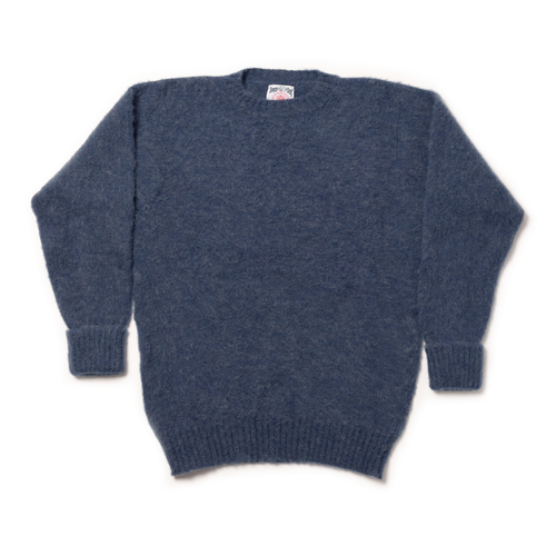 Shaggy Dog Sweater Blue - Classic Fit