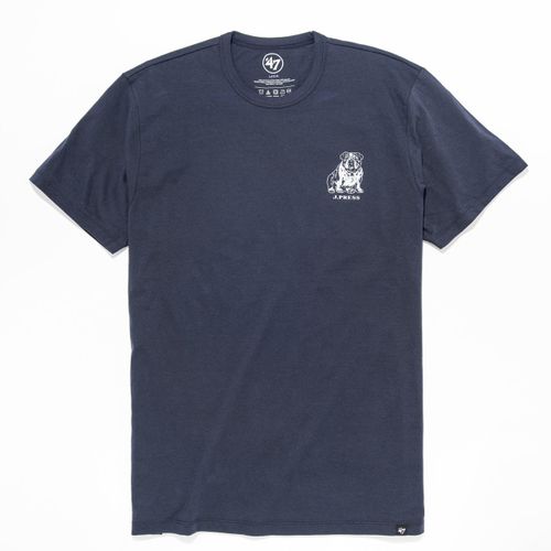 Bulldog Short Sleeve T Shirt - Navy