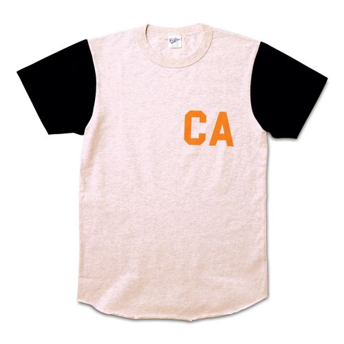 2 Tone Set-in S/S BB Tee / Black/Oatmeal(CA)