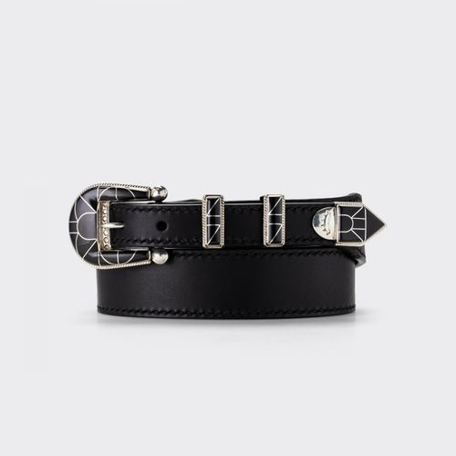 Native American Black Jet Ranger Belt : Black