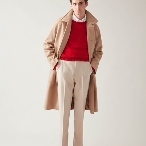 NELSON Raglan Coat Camel Camel