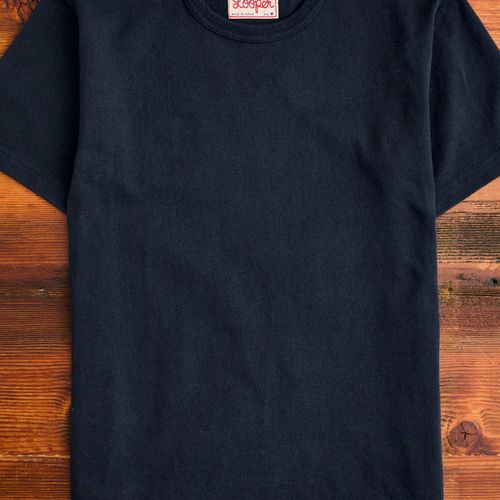 Double Heavyweight 12.1oz T-Shirt in Navy