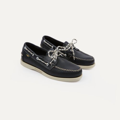 Drake's by Sebago Navy Docksides Portland Boat Shoe