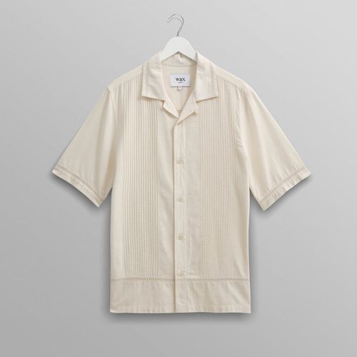 Newton Shirt Cream Pintuck