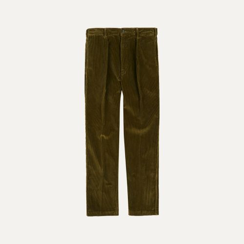 Olive Cotton Corduroy Games Trousers