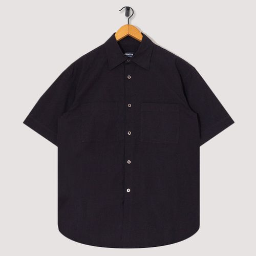 Stereo Shirt - Black Mini Seersucker