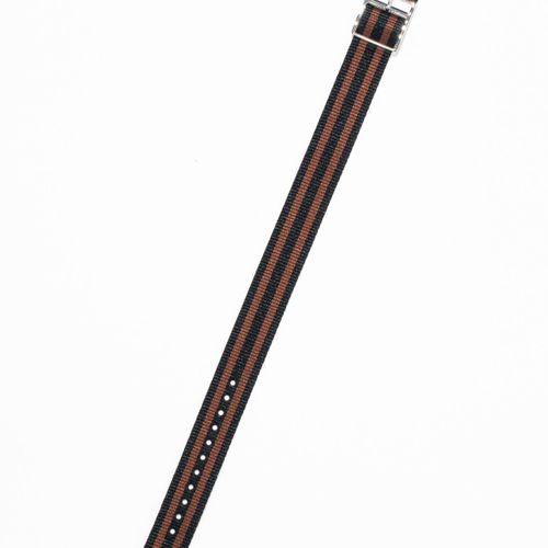 18mm Watchband Black/brown