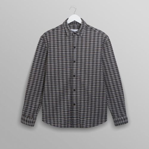 Trin Shirt Navy/Ecru Check