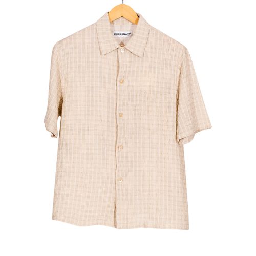 Box Shirt Short Sleeve Light Authentic Seersucker