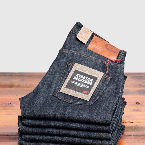 "Stretch Selvedge" 12.5oz Selvedge Denim - Easy Guy Fit