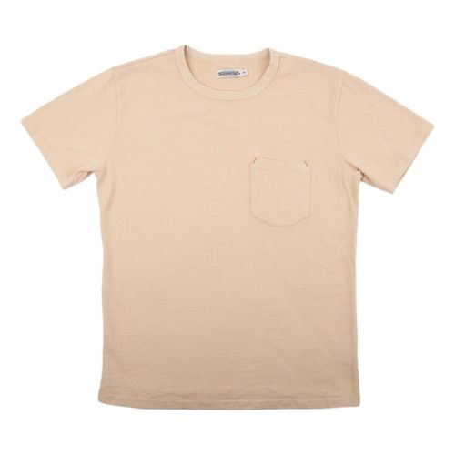 13 Ounce Pocket T-Shirt Cream