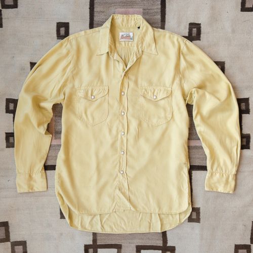 Tencel Gabardine Pearlsnap Shirt - Sunshine