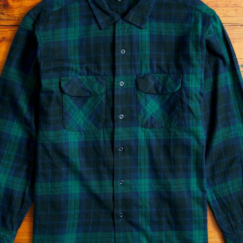 Classic Shirt in Blackwatch Cotton Flannel