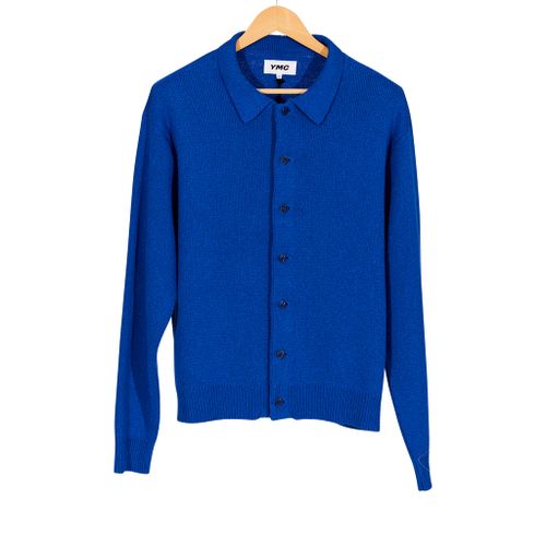 Rat Pack Cardigan Royal Blue