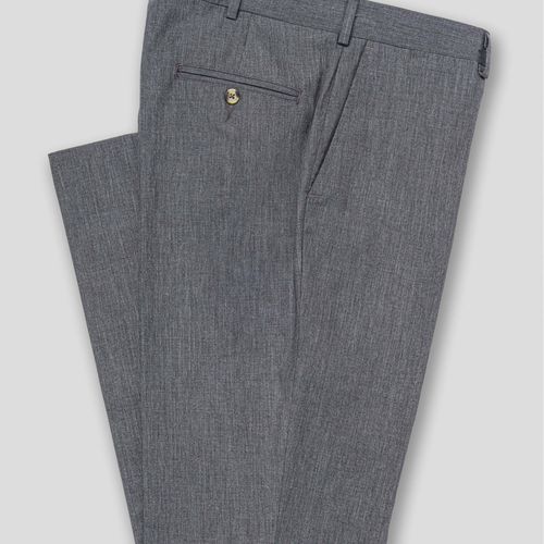 Poplin Classic Trousers - Charcoal