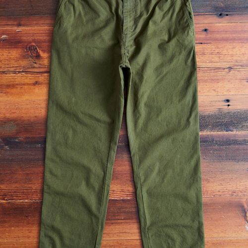 Aberlour Canvas Pants in Olive