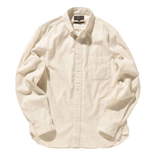 B.D. Flannel Solid Off White