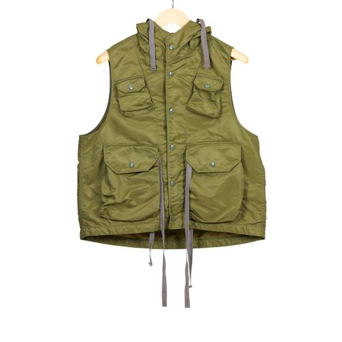 Field Vest Olive Flight Satin Nylon