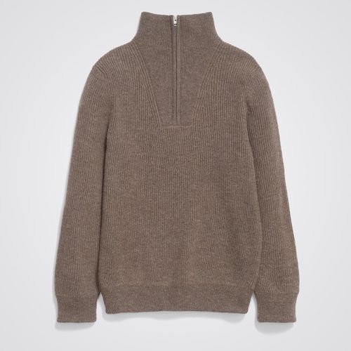 Arild Alpaca Half Zip Sweater