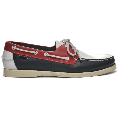 Sebago Portland Spinnaker- Navy, White & Red