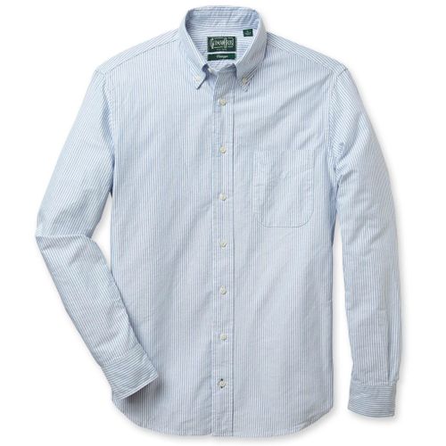 Blue Stripe Oxford - Old Fit