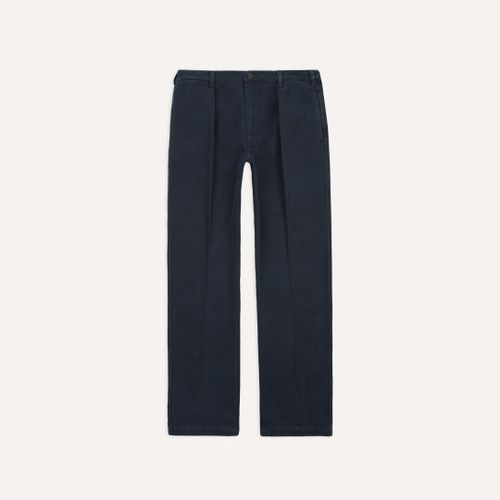 Navy Heavy Cotton Twill Games Trousers