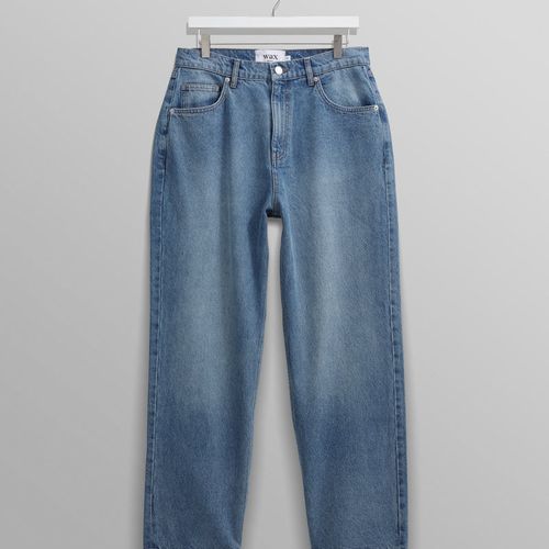 Loose Fit Jeans Blue Denim