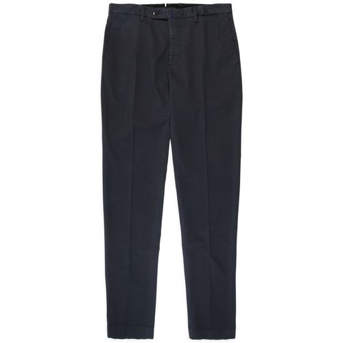 Incotex Royal Batavia Regular Cotton Trousers: Navy