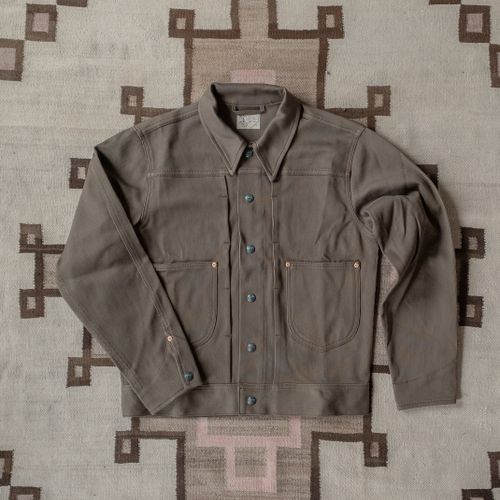 Faded Olive Bedford Cord Ranch Jacket