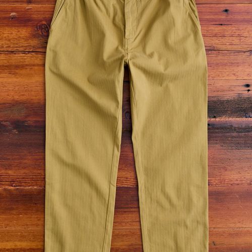 Aberlour Herringbone Pants in American Tan