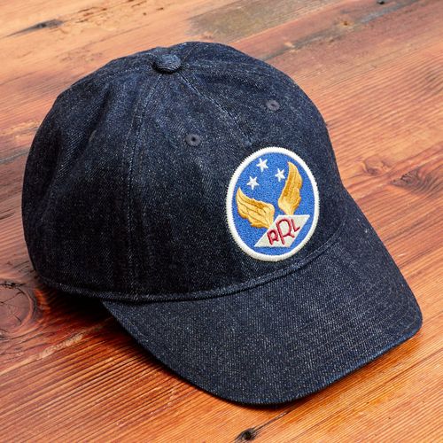 Denim Baseball Cap in Indigo