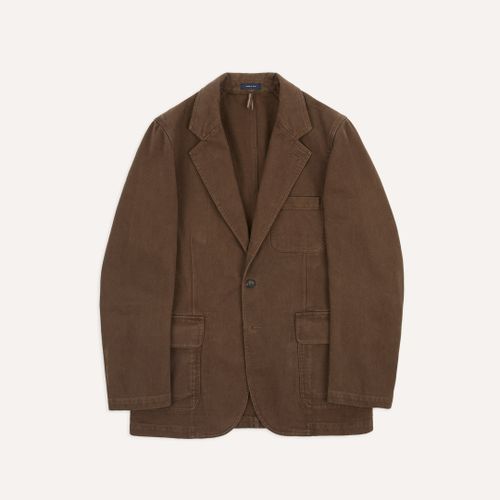 Brown Heavy Cotton Twill Games Blazer Mk. I