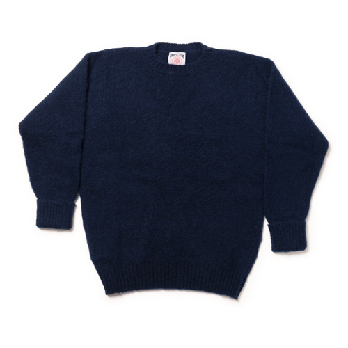 Shaggy Dog Sweater Navy - Classic Fit