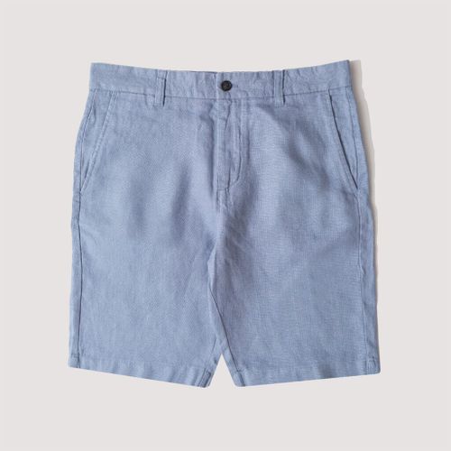 Crown Shorts - Stone Blue Linen