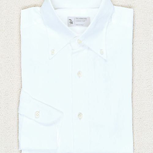 The Armoury White Cotton Button-down Shirt MTM *sample* (Pre-Owned)