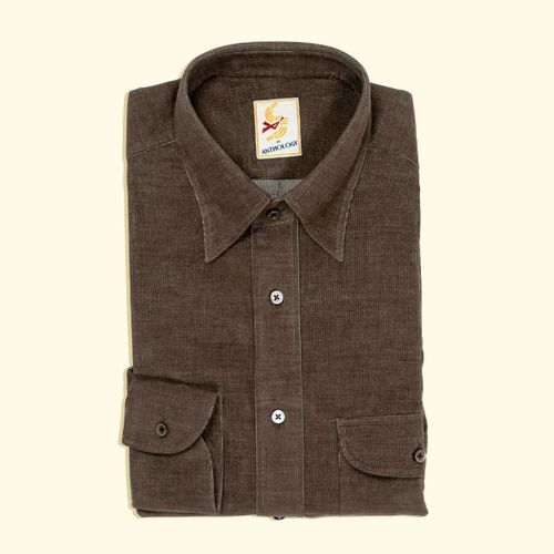 Workman Mushroom Brown Corduroy ShirtWorkman Mushroom Brown Corduroy Shirt