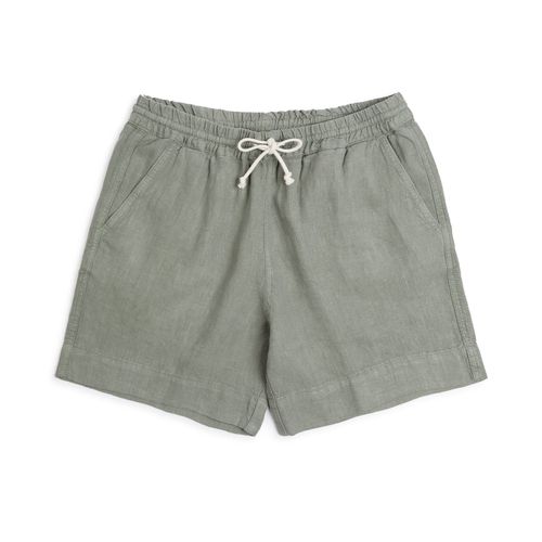 La Paz Pestena Linen Shorts: Bay Green