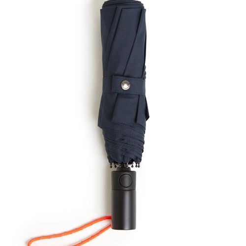 London Undercover Auto Push Button Compact Umbrella: Navy