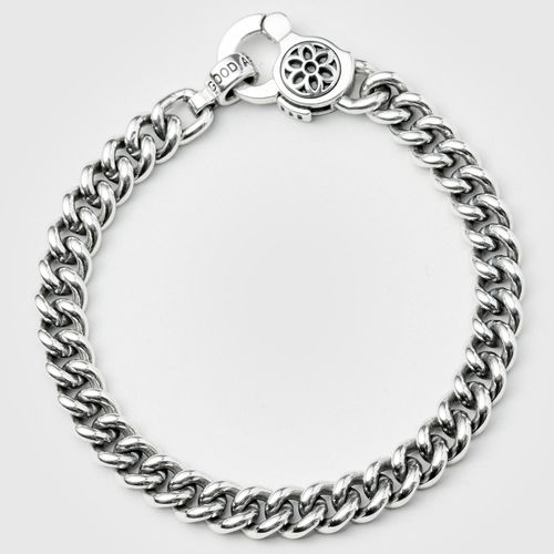 Curb Chain Bracelet Size A in Sterling Silver