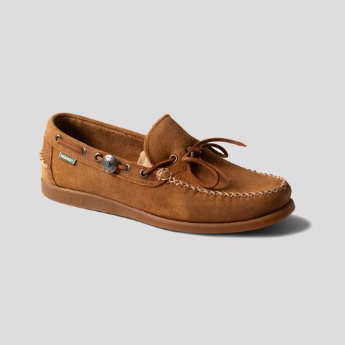 Sebago Beige Suede Camp Moc