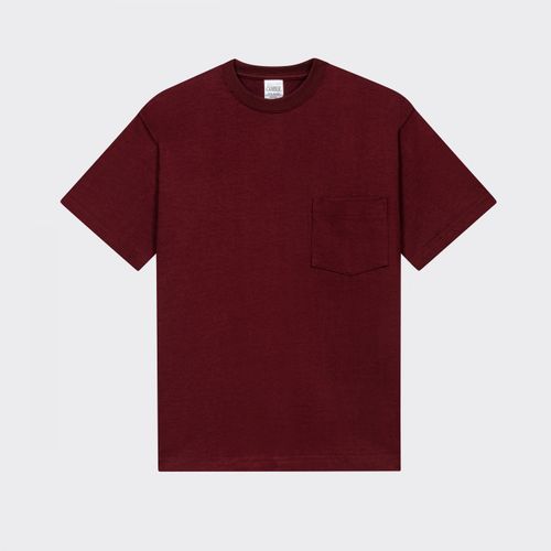 Pocket T-shirt : Crimson Red